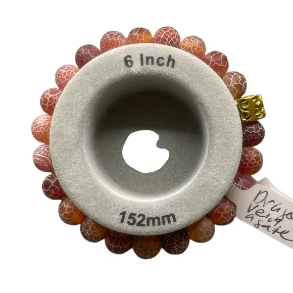 Dragon Vein Agate Gemstone Bracelet - Picture 2 of 7